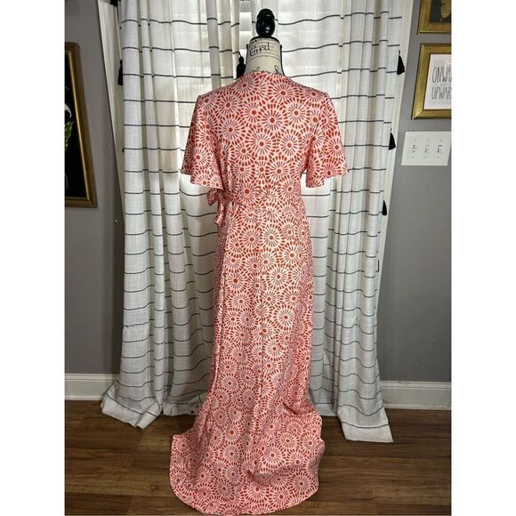 The Limited Orange Print Maxi Dress Size Medium Brand New With Tags - Picture 5 of 6